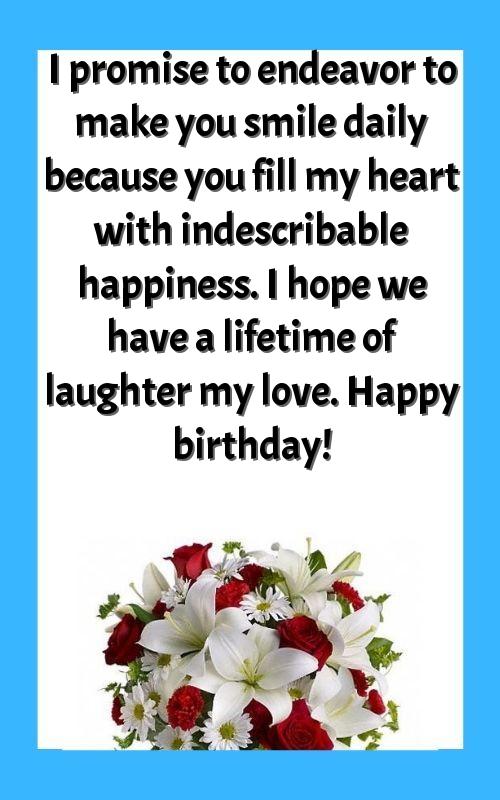 birthday wishes for wife long distance